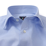 マイクロ千鳥セミワイドシャツ【Made in Japan】