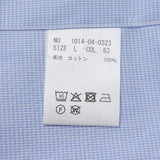 マイクロ千鳥セミワイドシャツ【Made in Japan】