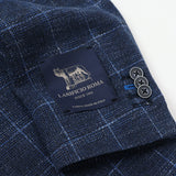 オーバープリント ジャージチェックジャケット