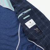 オーバープリント ジャージチェックジャケット