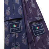 MIXダイヤ小紋ネクタイ【Made in Italy】