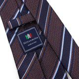 カラーストライプネクタイ【Made in Italy】