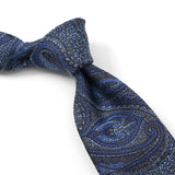 カラーペイズリーネクタイ【Made in Italy】