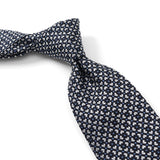 ブロック小紋ネクタイ【Made in Italy】