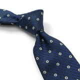 フラワー小紋ネクタイ【Made in Italy】