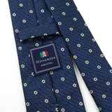 フラワー小紋ネクタイ【Made in Italy】