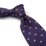 フラワー小紋ネクタイ【Made in Italy】