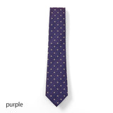 フラワー小紋ネクタイ【Made in Italy】