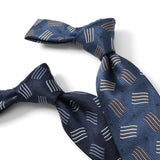 ウェーブ小紋ネクタイ【Made in Italy】