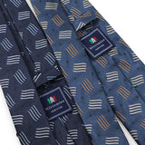 ウェーブ小紋ネクタイ【Made in Italy】