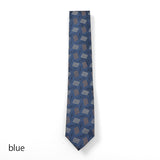 ウェーブ小紋ネクタイ【Made in Italy】