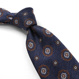 MIXフラワー小紋ネクタイ【Made in Italy】