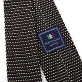 ジャガードニットネクタイ【Made in Italy】