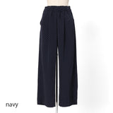 ドット柄ゴムギャザーパンツ