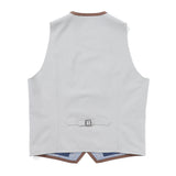 レダグレンチェックパイピングベスト【Made in Japan】