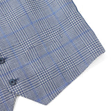 ロロピアーナスラブチェックベスト【Made in Japan】