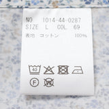 TEKSTINA小花プリントシャツ【Made in Japan】