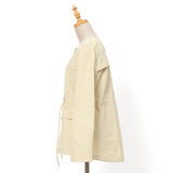 タフタノーカラードロストジャケット