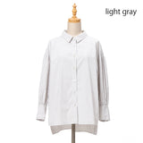 ロンストボリューム袖シャツ