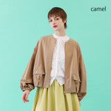 サーブルクロス撥水ブルゾン