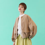 サーブルクロス撥水ブルゾン