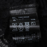 パネルレースバンドカラーシャツ