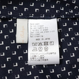 スクエアプリントゴムギャザーネック