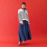 スラブスキッパーボーダーニット