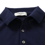MOONCASTLE 半袖ポロニット【Made in JAPAN】