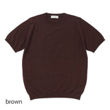 MOONCASTLE 半袖クルーネックニット【Made in JAPAN】