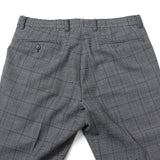 ストレッチグレンチェックパンツ（ノータック）【Made in Japan】