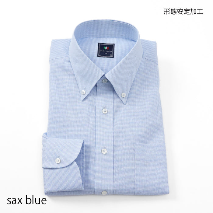 マイクロチェックボタンダウンシャツ【Made in Japan】 – Mitsumine
