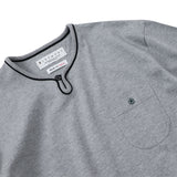 フロントループボタン付きTシャツ【Made in Japan】