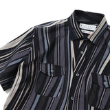 総柄プリントワークシャツ【Made in Japan】