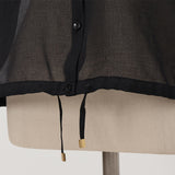 裾ドロストシアーシャツ