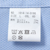 ジャガード無地ボタンダウンシャツ【Made in Japan】
