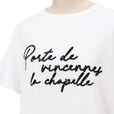 かすれフロッキーロゴTシャツ