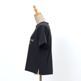 かすれフロッキーロゴTシャツ