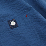 ソリッドシアサッカーボタンダウンシャツ【Made in Japan】