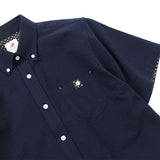 ソリッドシアサッカーボタンダウンシャツ【Made in Japan】