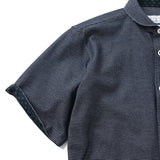 ハニカムボーダーショールポロシャツ【Made in Japan】