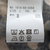 綿麻ドットプリントオープンカラーシャツ【Made in Japan】