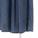 パウダーシルクデニムワイドパンツ