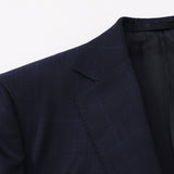 ゼニア“ELECTA”チェックスーツ【Made in Japan】