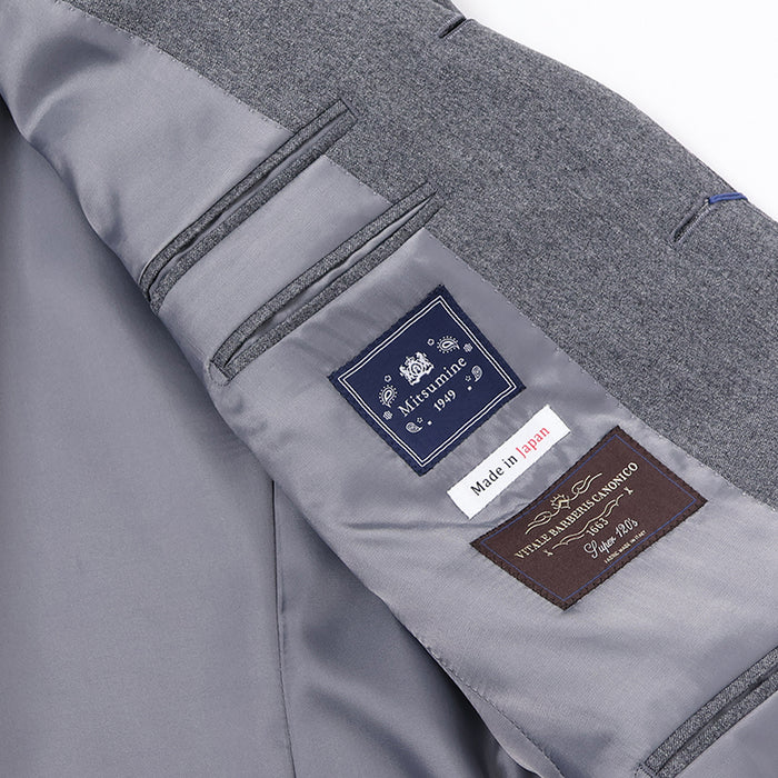 カノニコフランネル無地スーツ【Made in Japan】 – Mitsumine Online Shop