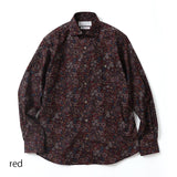 ボタニカルフラワープリントシャツ【Made in Japan】