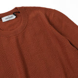 GRAN SASSO ヘリンボーンクルーニット【Made in Italy】