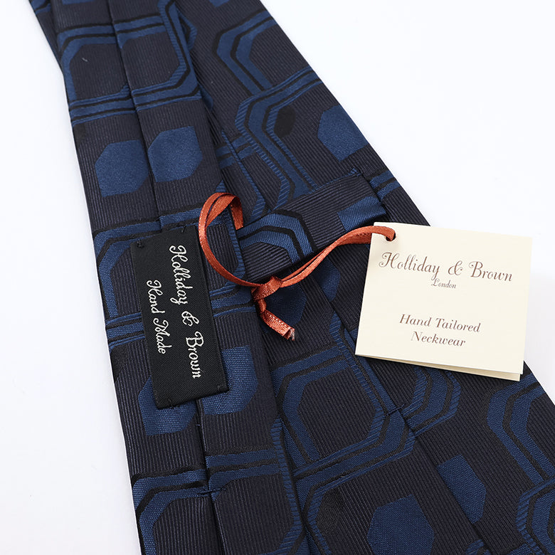 Holliday&Brown】ヴィンテージ幾何学ネクタイ【Made in Italy
