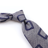 【Seaward & Stearn】スクエア小紋ネクタイ【Made in GBR】
