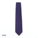 【Seaward & Stearn】カラースクエア小紋ネクタイ【Made in GBR】